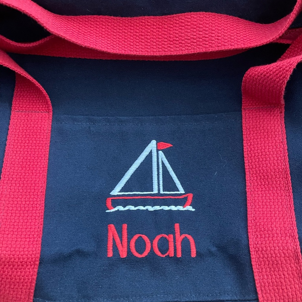 NOAH - Nautical Embroidered Twill Duffle Bag - Picture 9 of 9